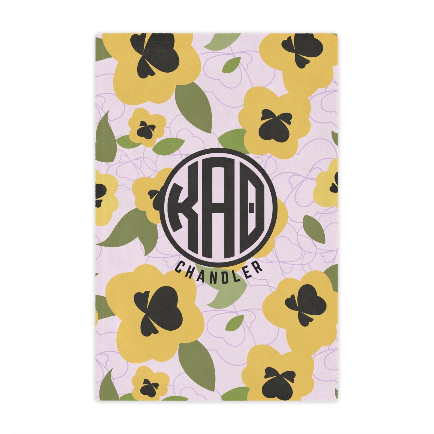 Kappa Alpha Theta Personalized Flower Blanket - Ivy Society