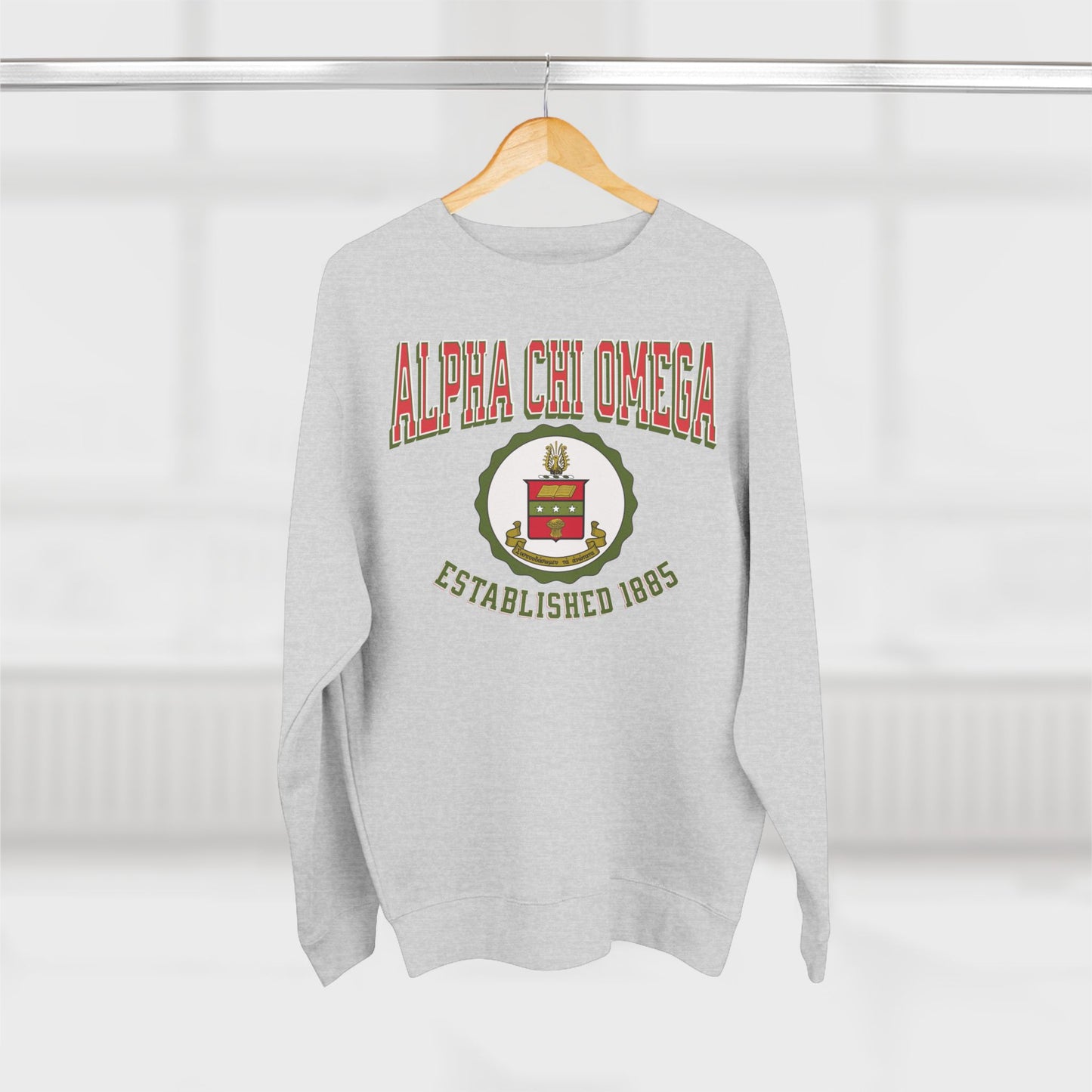 Alpha Chi Omega Crest Sweatshirt
