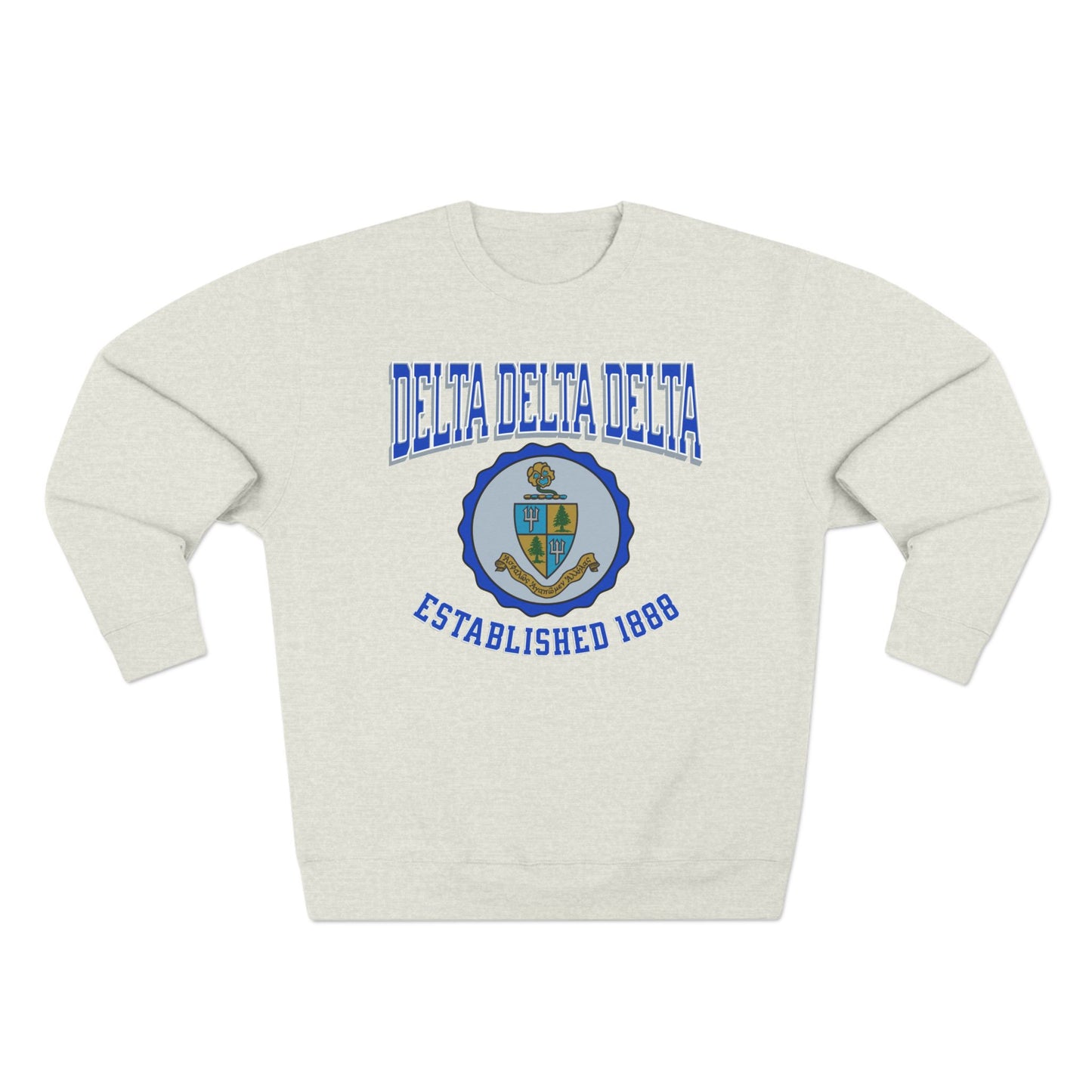 Tri Delta Crest Sweatshirt - Ivy Society