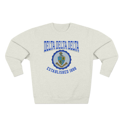 Tri Delta Crest Sweatshirt - Ivy Society
