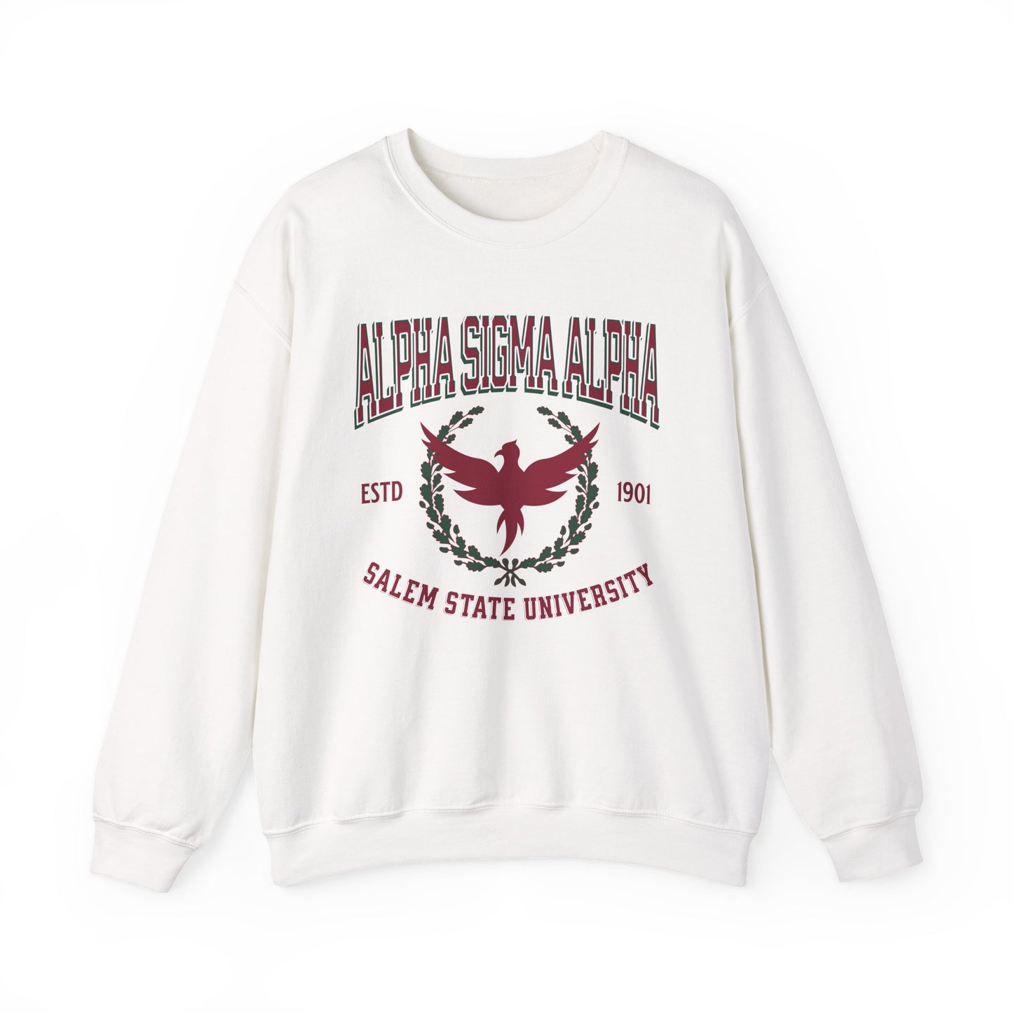 Alpha Sigma Alpha Collegiate Sweatshirt Personalized School - Ivy Society