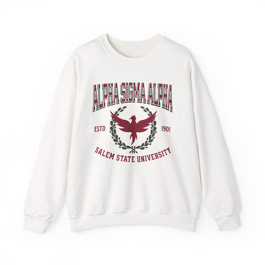 Alpha Sigma Alpha Collegiate Sweatshirt Personalized School - Ivy Society