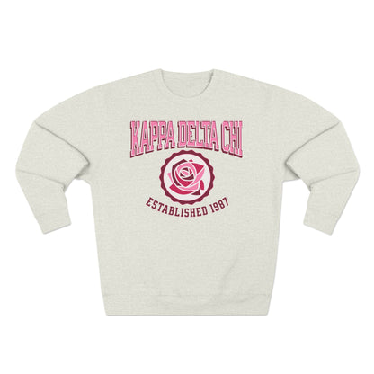 Kappa Delta Chi Rose Sweatshirt - Ivy Society