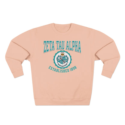 Zeta Tau Alpha Crest Sweatshirt