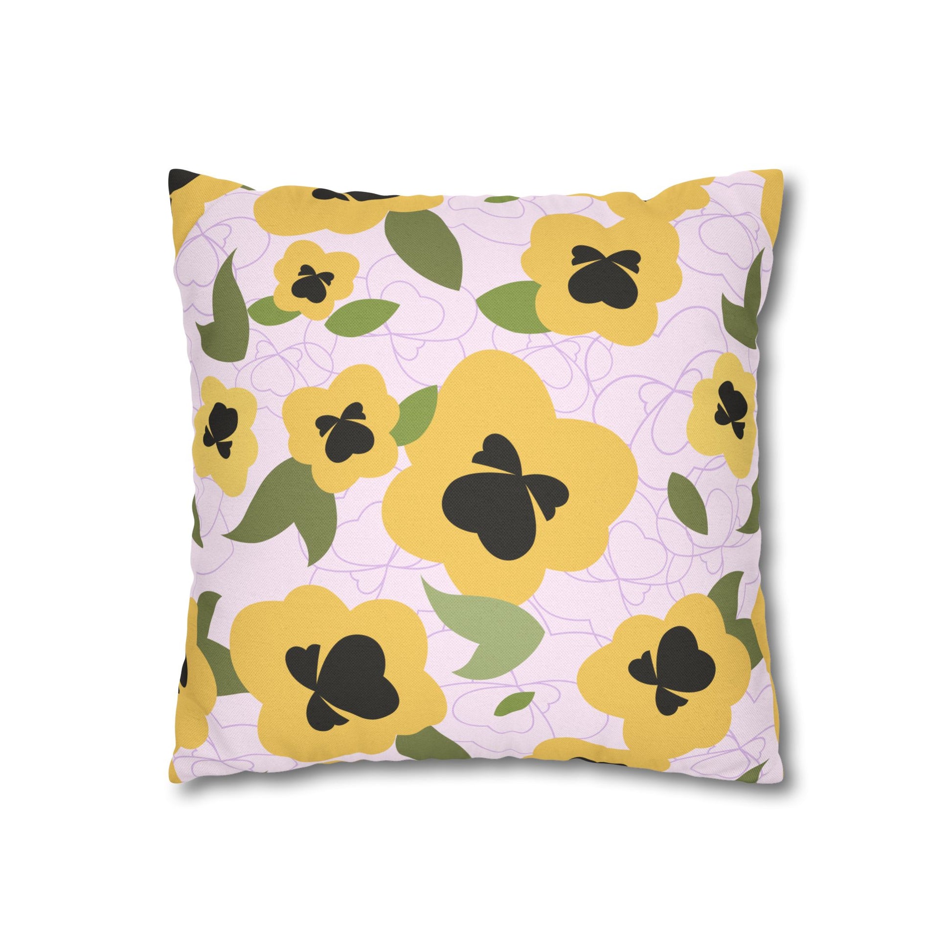 Kappa Alpha Theta Personalized Floral Throw Pillow Cover - Ivy Society