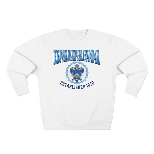 Kappa Kappa Gamma Crest Sweatshirt - Ivy Society