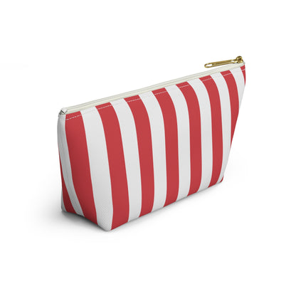 Alpha Chi Omega Personalized Stripe Makeup Bag - Ivy Society