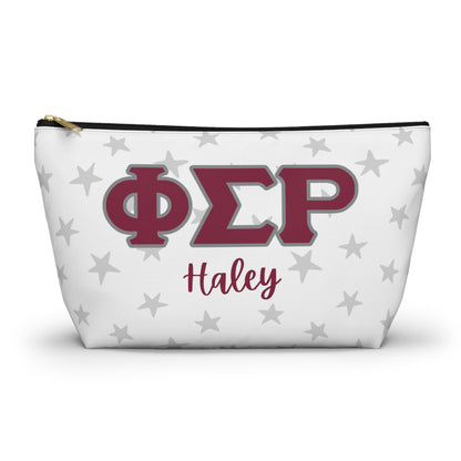 Phi Sigma Rho Personalized Star Makeup Bag - Ivy Society