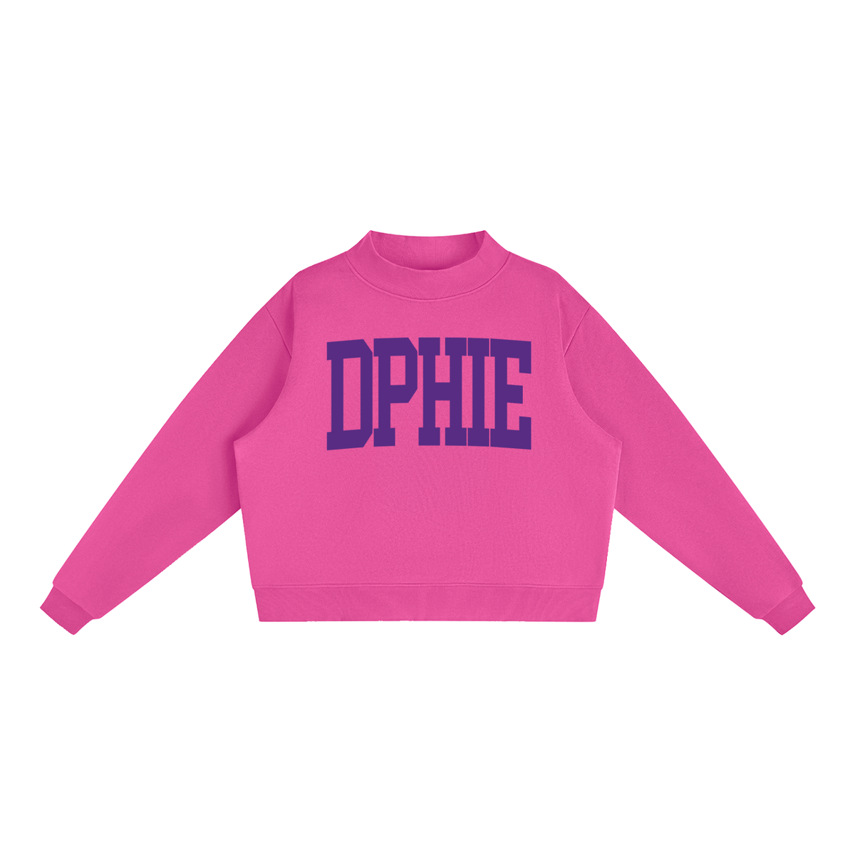 Delta Epsilon Phi Big Mock Neck Sweatshirt