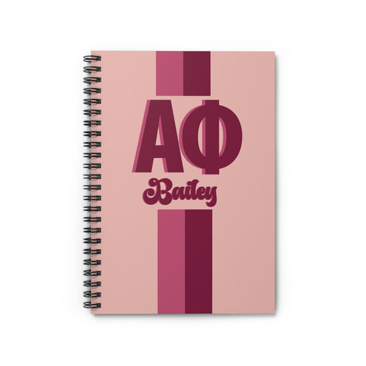 Alpha Phi Personalized Notebook