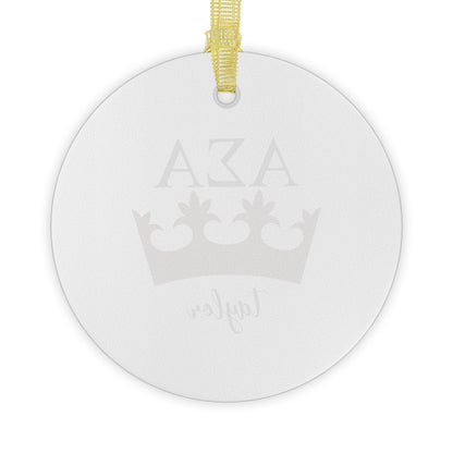 Alpha Sigma Alpha Personalized Ornament