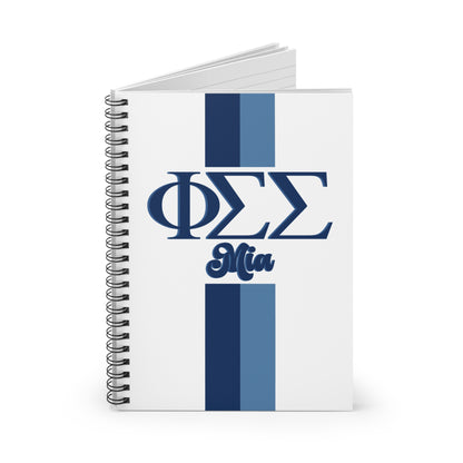 Phi Sigma Sigma Personalized Notebook
