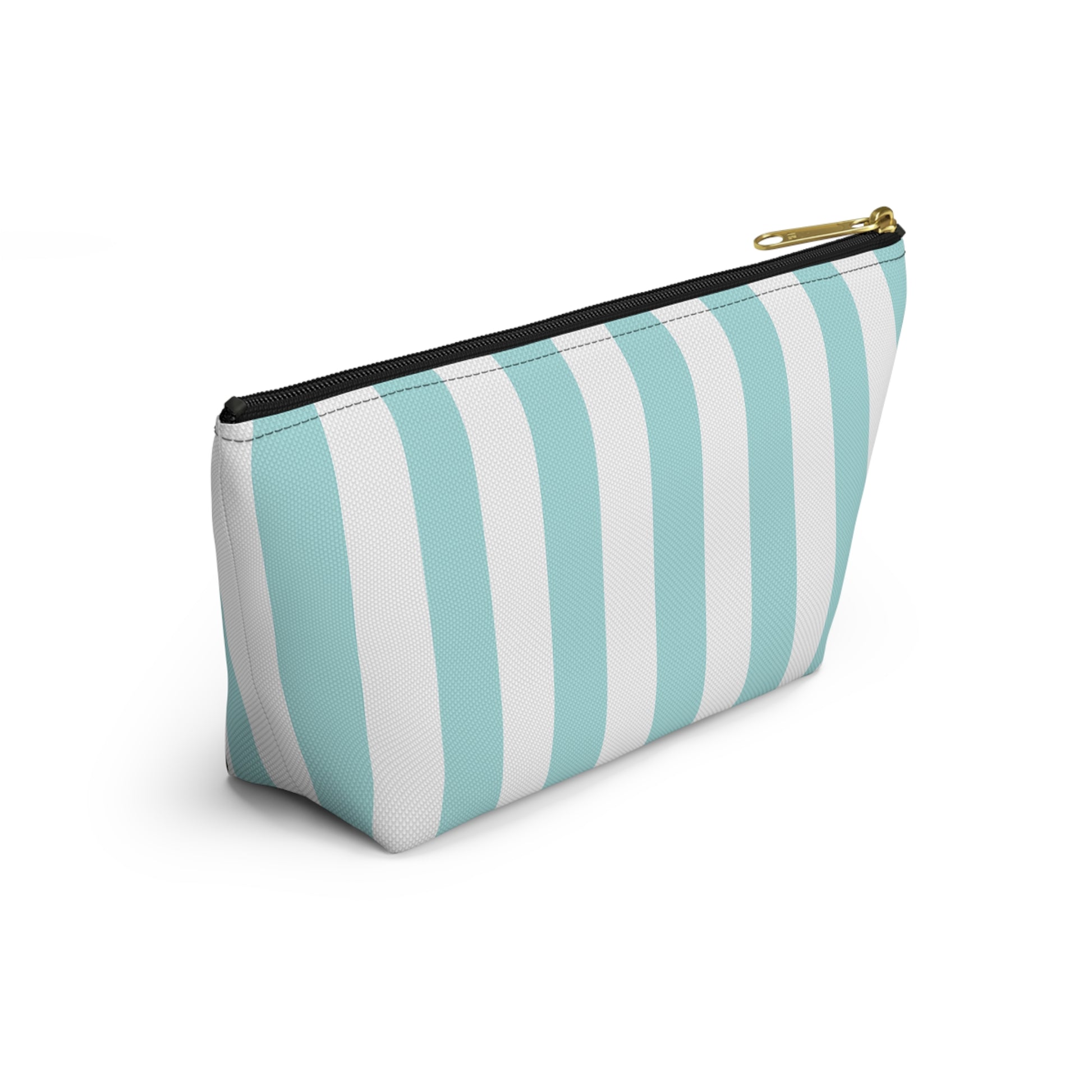 Zeta Tau Alpha Personalized Stripe Makeup Bag - Ivy Society