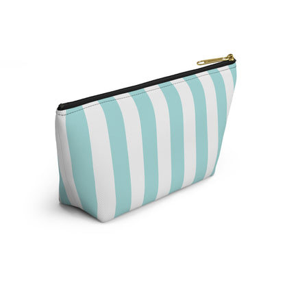 Zeta Tau Alpha Personalized Stripe Makeup Bag - Ivy Society