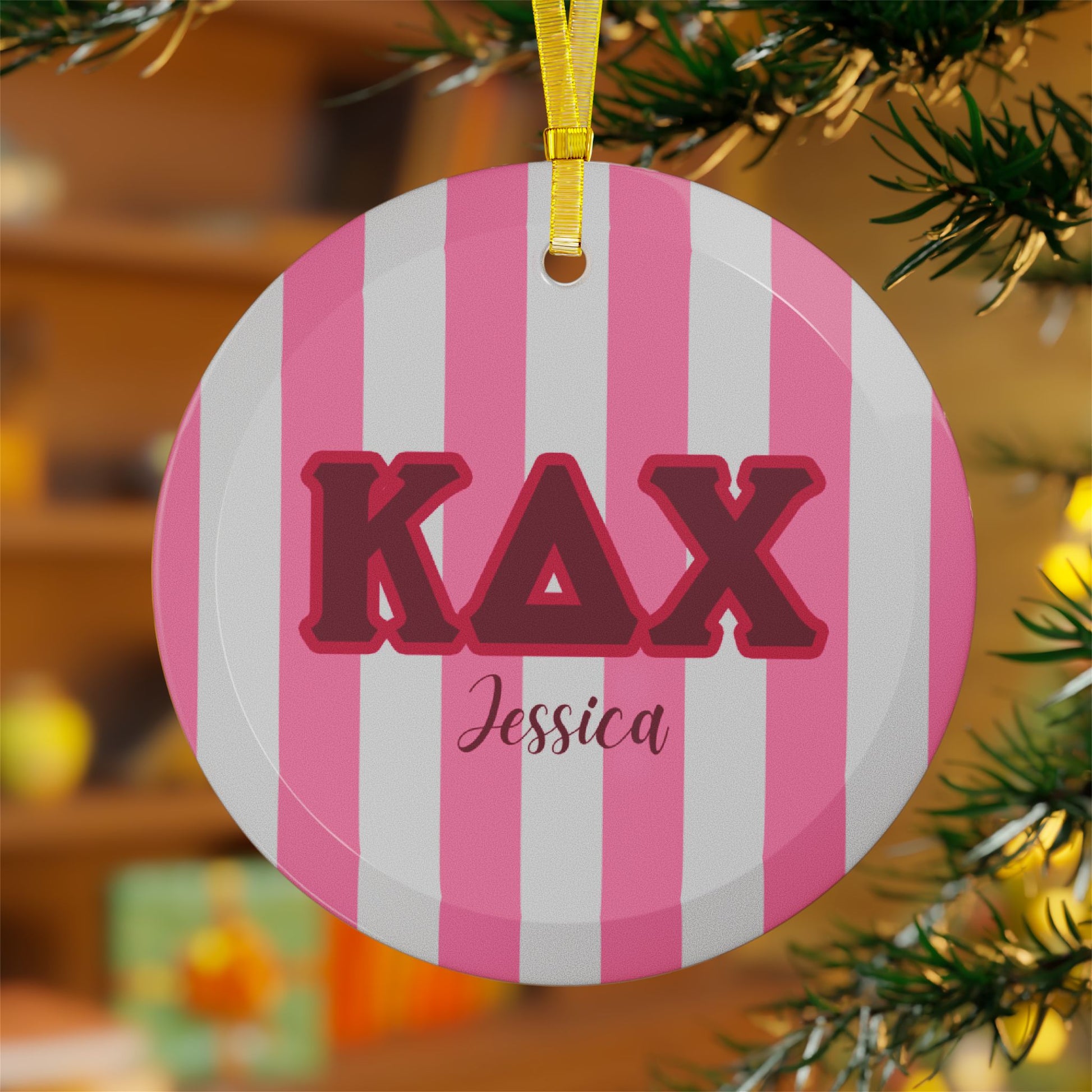 Kappa Delta Chi Personalized Ornament - Ivy Society