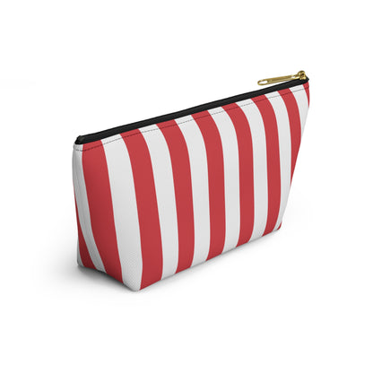 Alpha Chi Omega Personalized Stripe Makeup Bag - Ivy Society