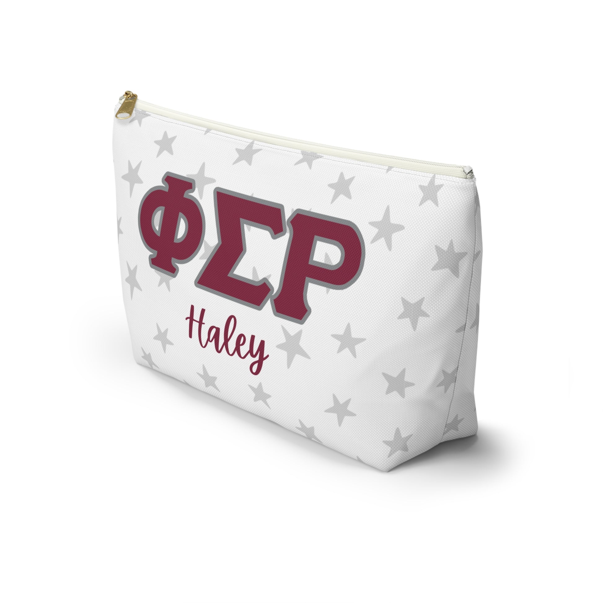 Phi Sigma Rho Personalized Star Makeup Bag - Ivy Society