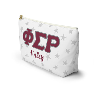 Phi Sigma Rho Personalized Star Makeup Bag - Ivy Society