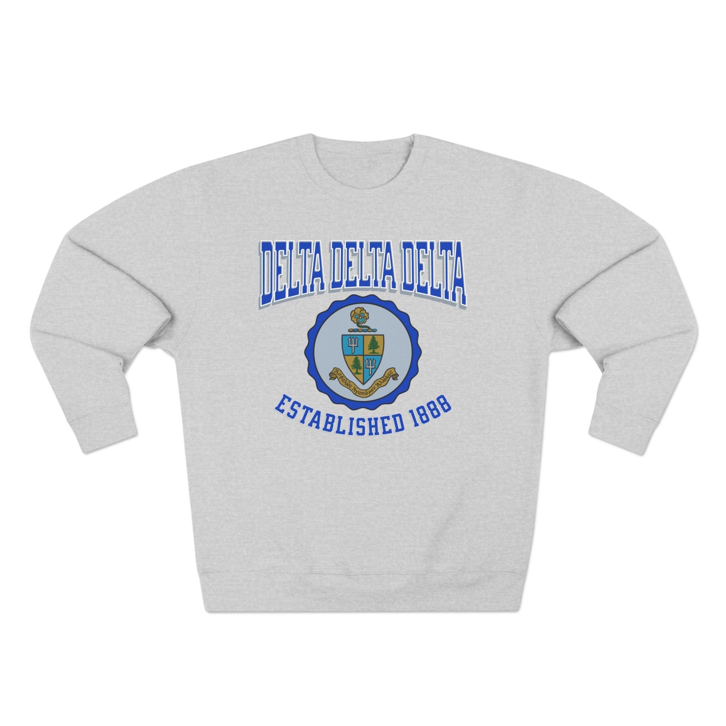 Tri Delta Crest Sweatshirt - Ivy Society