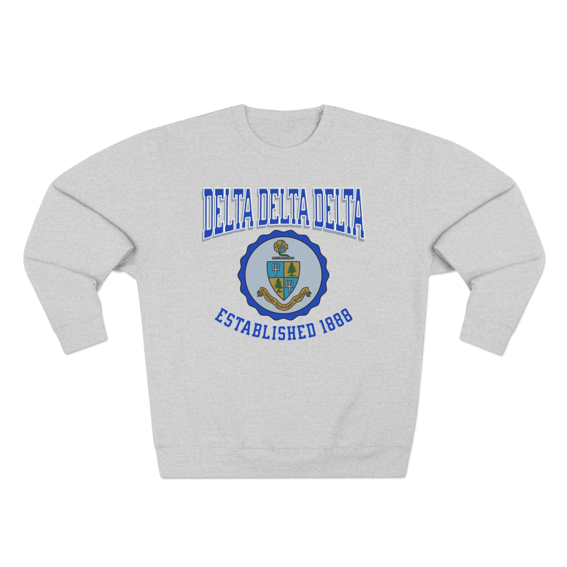 Tri Delta Crest Sweatshirt - Ivy Society