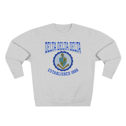 Tri Delta Crest Sweatshirt - Ivy Society