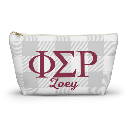 Phi Sigma Rho Personalized Makeup Bag - Ivy Society