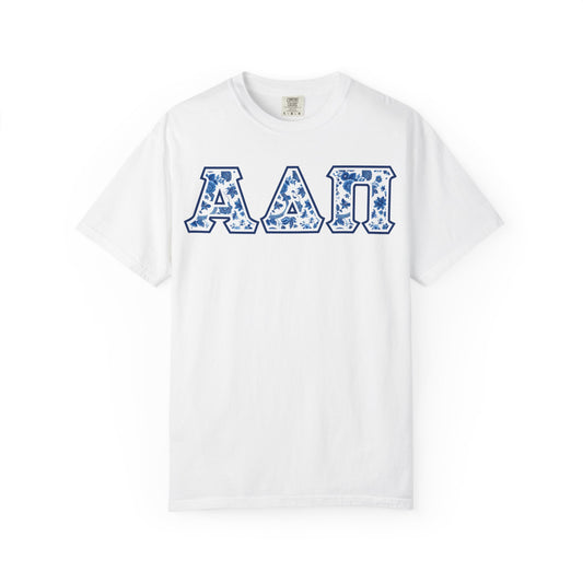 Alpha Delta Pi Blue Willow T Shirt - Ivy Society