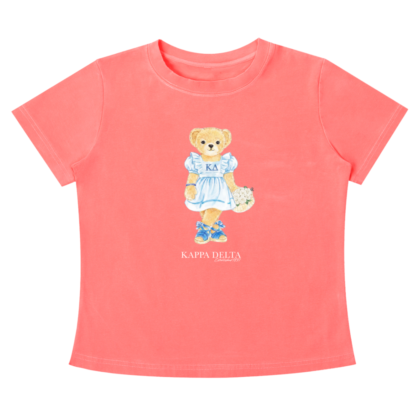 Kappa Delta Flower Bear T Shirt