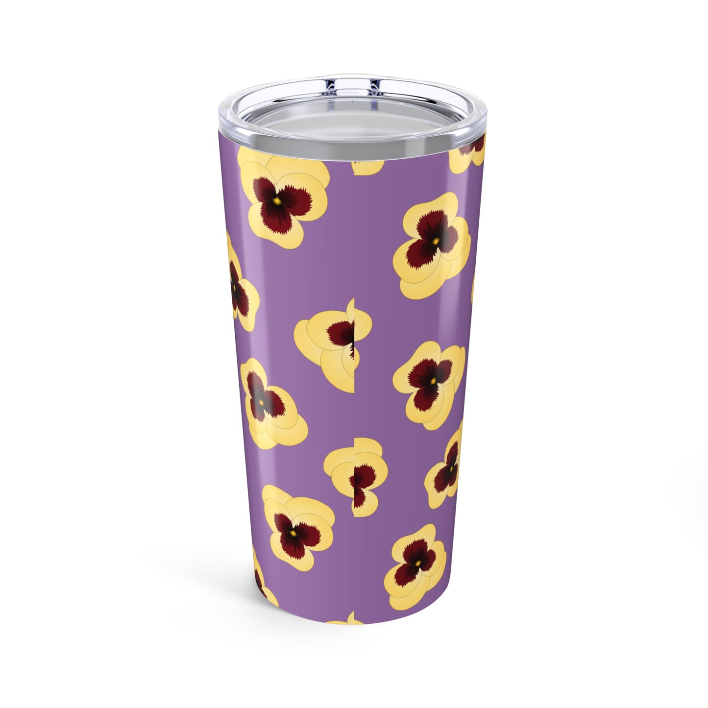 Kappa Alpha Theta Personalized Pansy Tumbler - Ivy Society