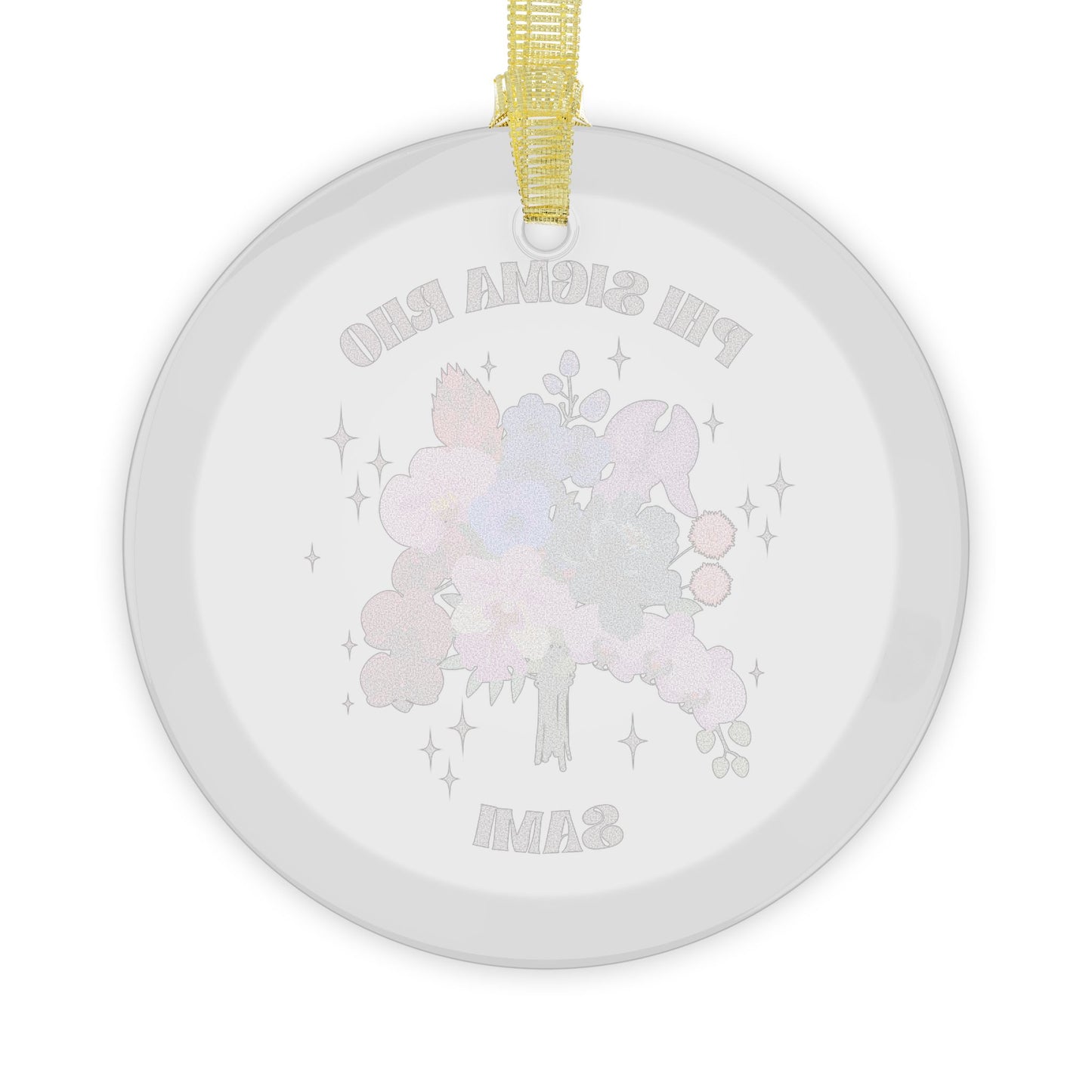 Phi Sigma Rho Personalized Flower Ornament - Ivy Society