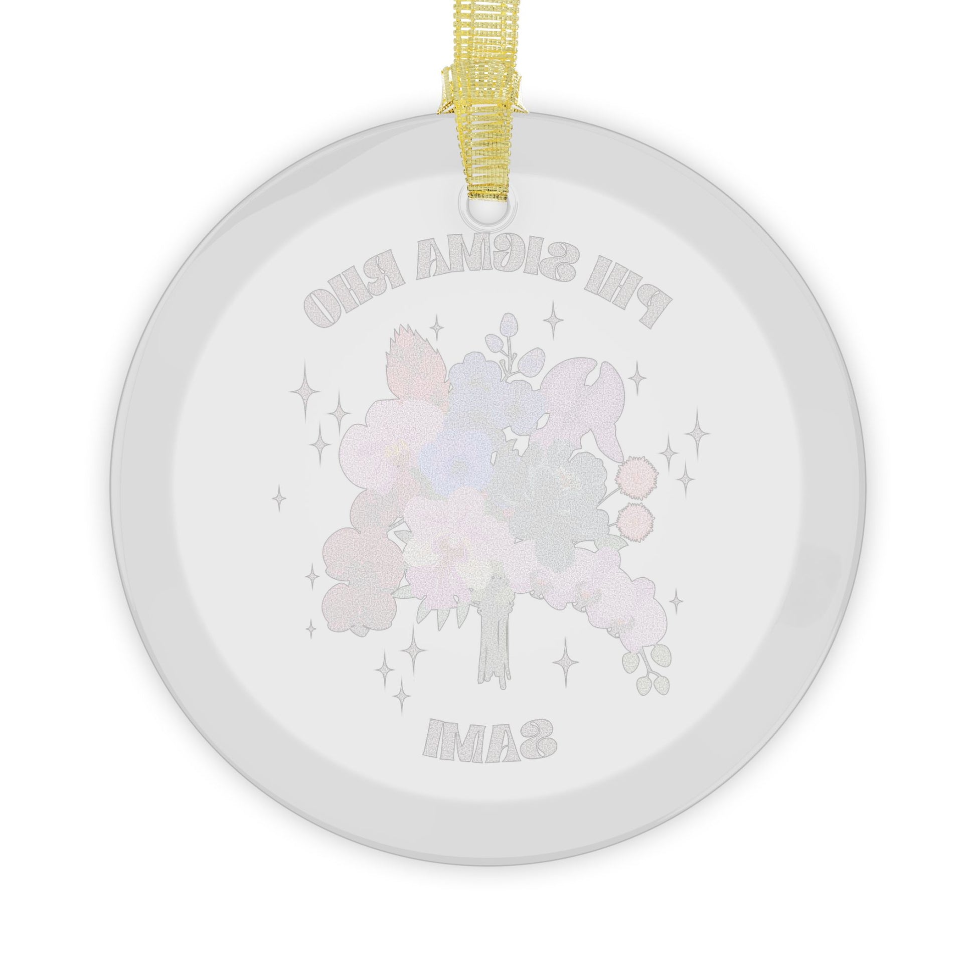 Phi Sigma Rho Personalized Flower Ornament - Ivy Society
