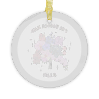 Phi Sigma Rho Personalized Flower Ornament - Ivy Society