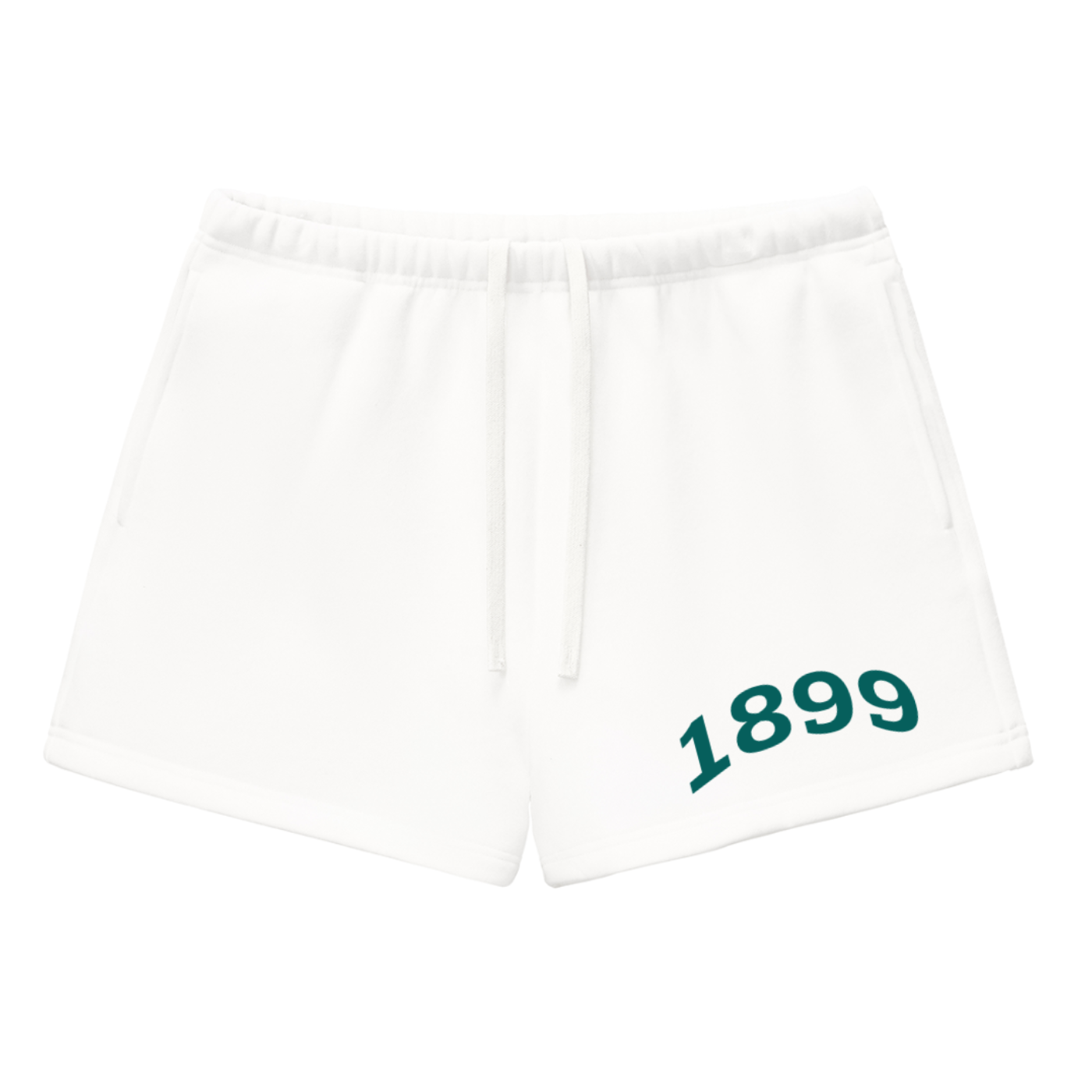 Green Alpha Sigma Tau Fleece Drawstring Shorts