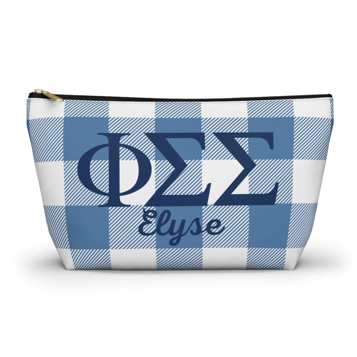 Phi Sigma Sigma Personalized Makeup Bag - Ivy Society