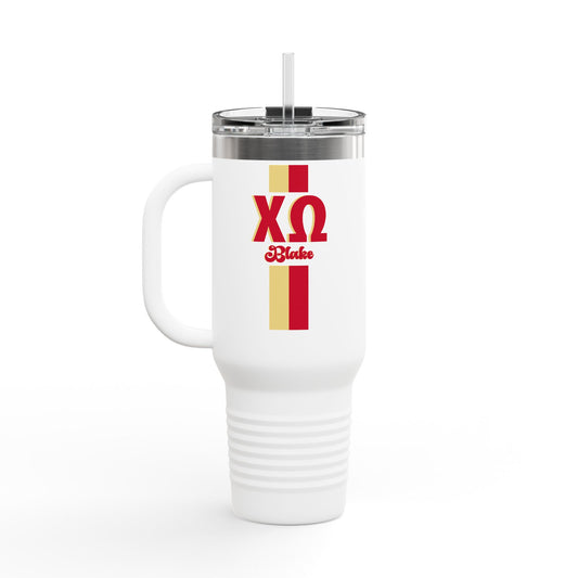 Chi Omega Personalized 40oz Tumbler