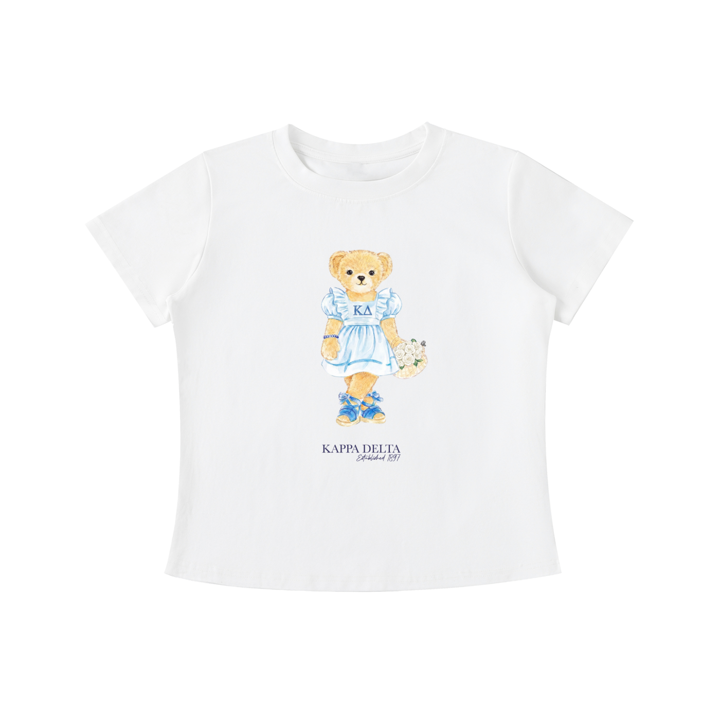 Kappa Delta Flower Bear T Shirt