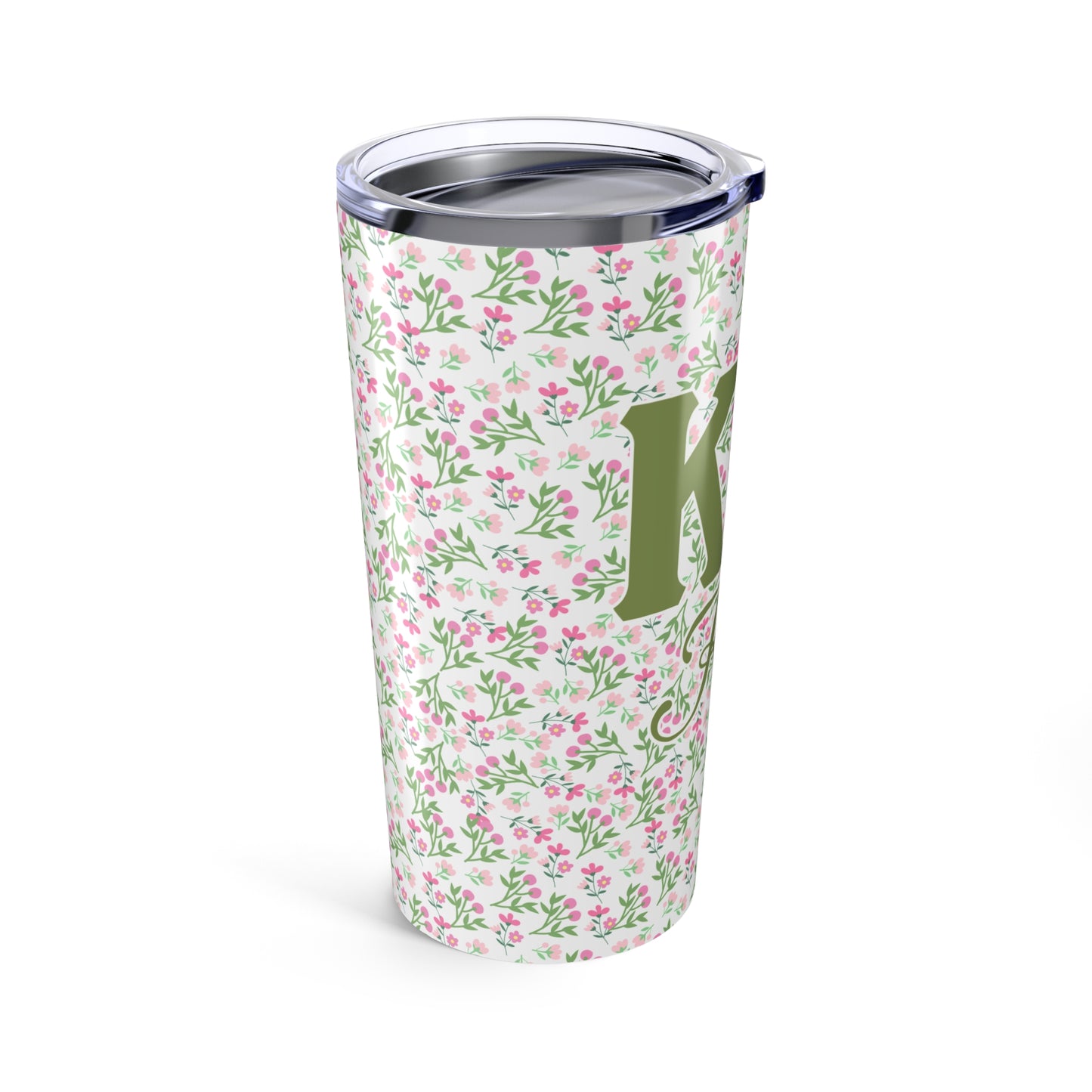 Kappa Delta Personalized Floral Tumbler