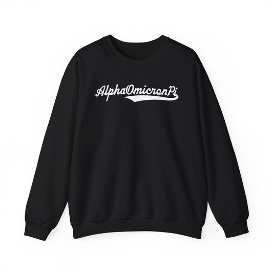 Alpha Omicron Pi Baseball Sweatshirt - Ivy Society