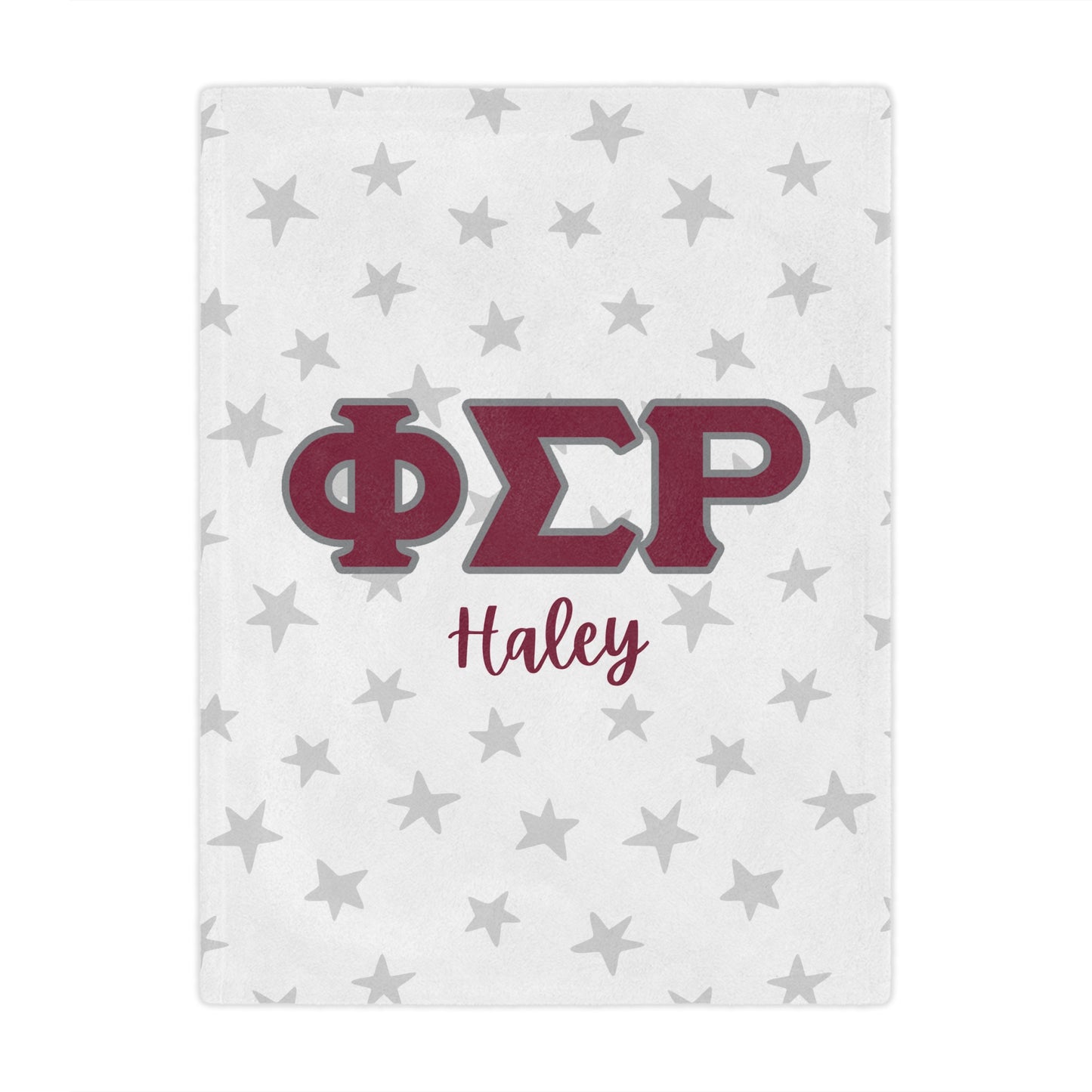 Phi Sigma Rho Personalized Star Blanket - Ivy Society