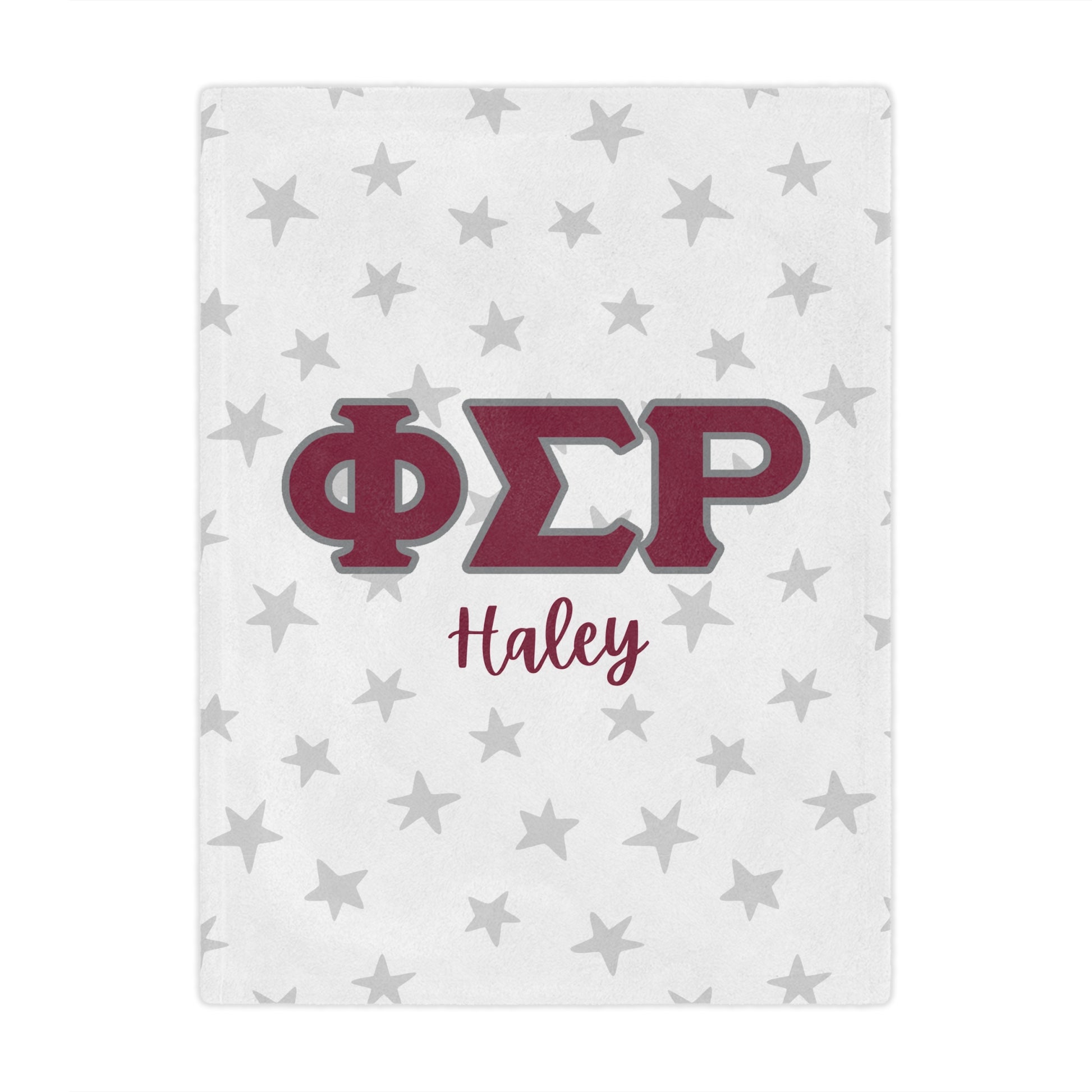 Phi Sigma Rho Personalized Star Blanket - Ivy Society