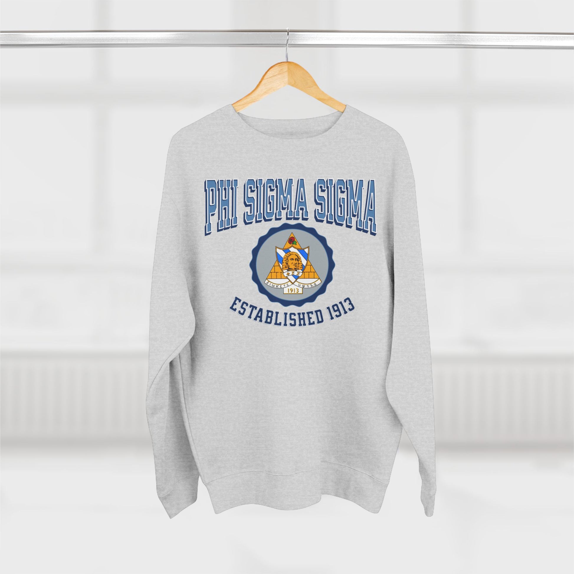 Phi Sigma Sigma Crest Sweatshirt - Ivy Society