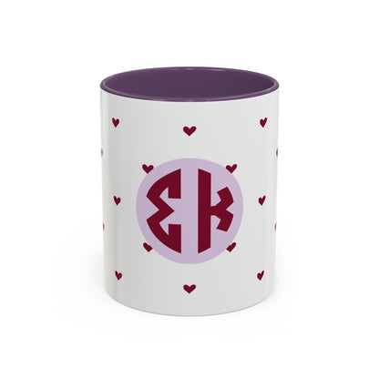 Sigma Kappa Hearts Mug - Ivy Society