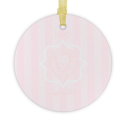 Phi Mu Personalized Quatrefoil Ornament - Ivy Society