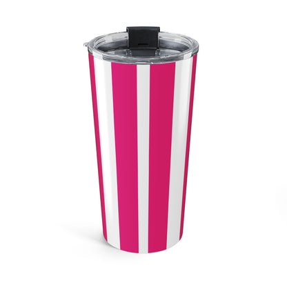 Phi Mu Personalized Stripe Tumbler - Ivy Society
