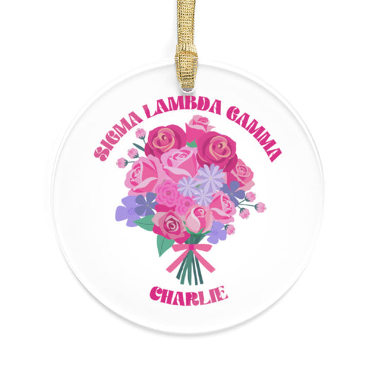 Sigma Lambda Gamma Bouquet Acrylic Ornament - Ivy Society