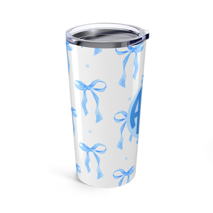 Alpha Delta Pi Monogram Bow Tumbler