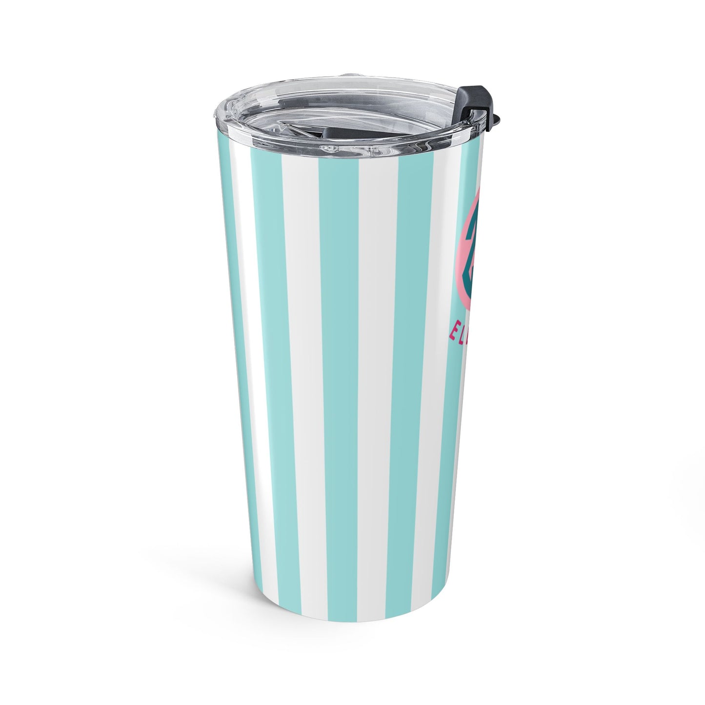 Zeta Tau Alpha Personalized Striped Tumbler - Ivy Society