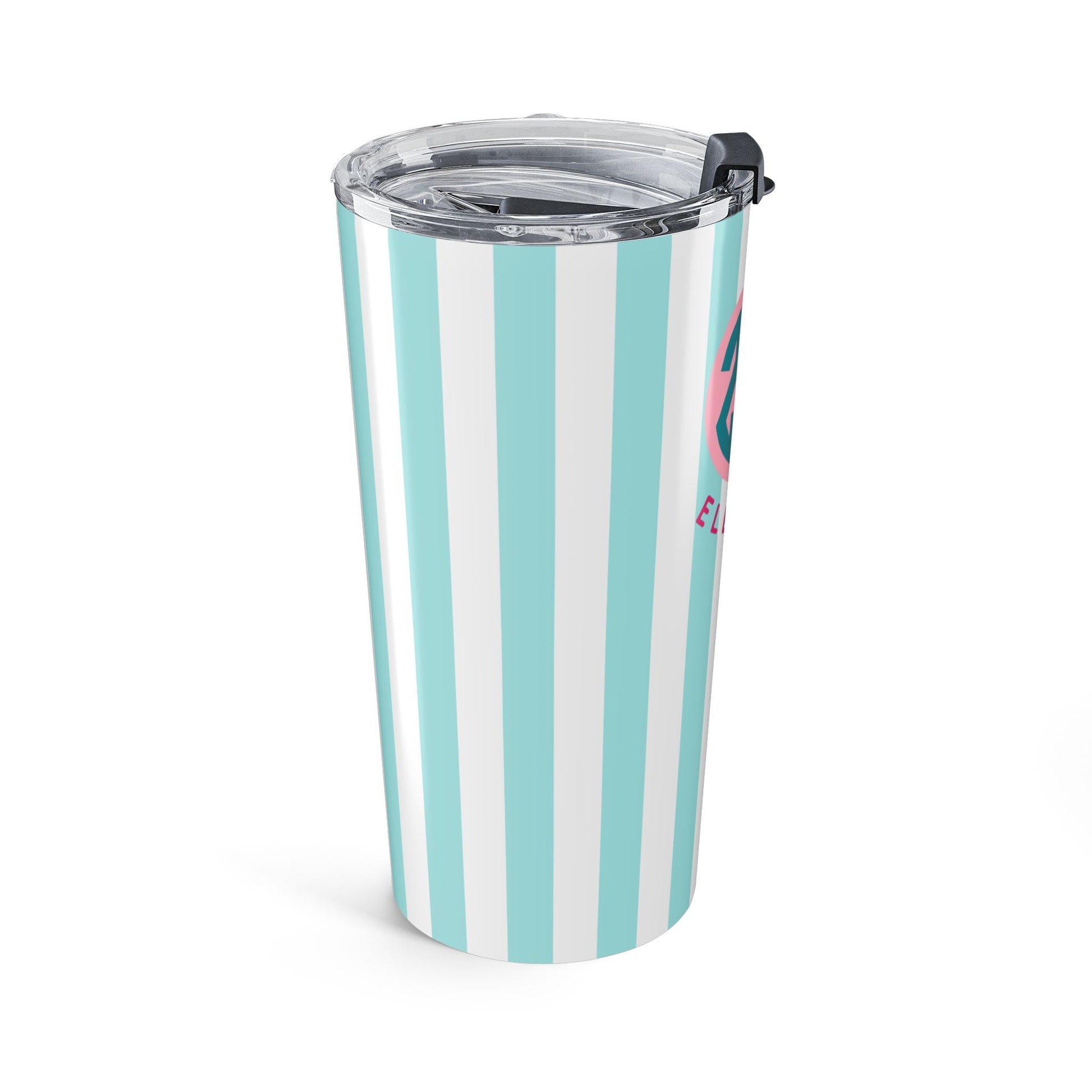 Zeta Tau Alpha Personalized Striped Tumbler - Ivy Society