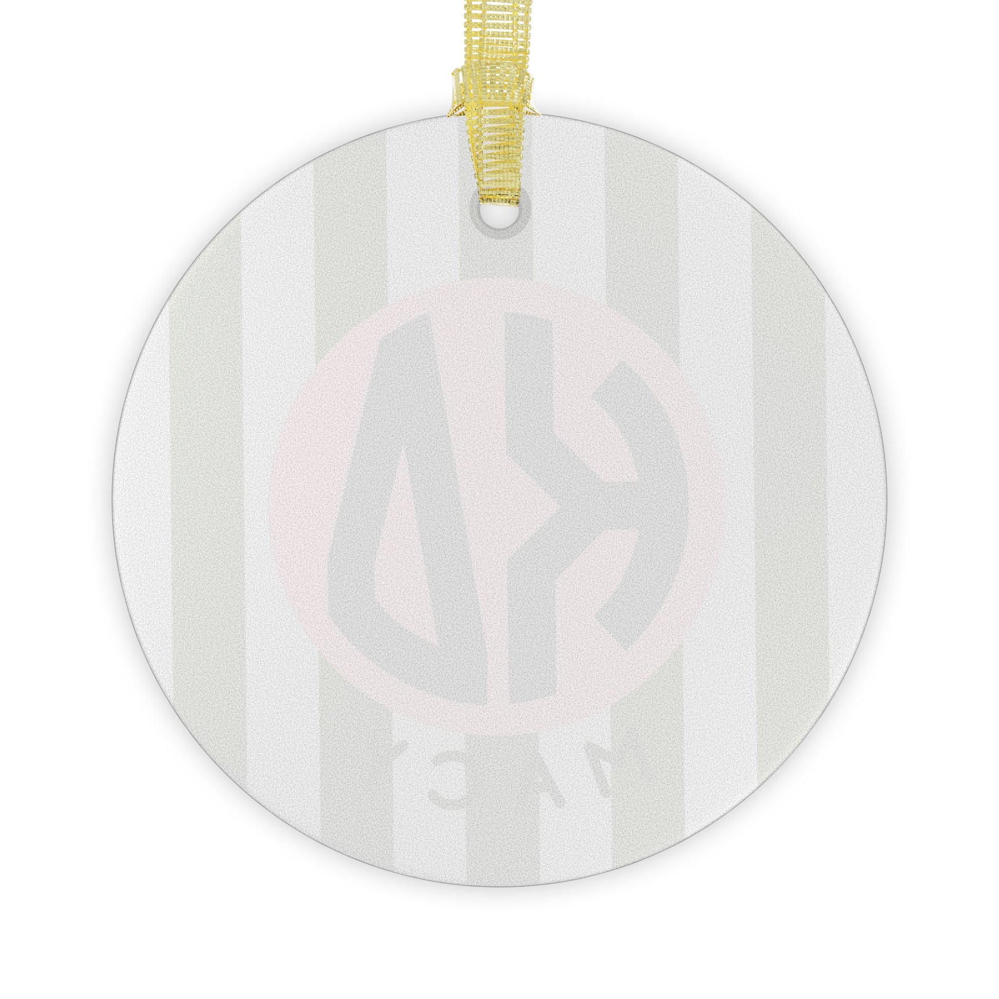 Kappa Delta Personalized Stripe Glass Ornament - Ivy Society