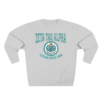 Zeta Tau Alpha Crest Sweatshirt